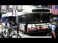 Автобус задавил пешеходов в Чикаго в час пик 