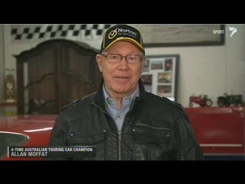 2013 V8 Supercars Winton 360 - Allan Moffat Emotional Interview With James Moffat