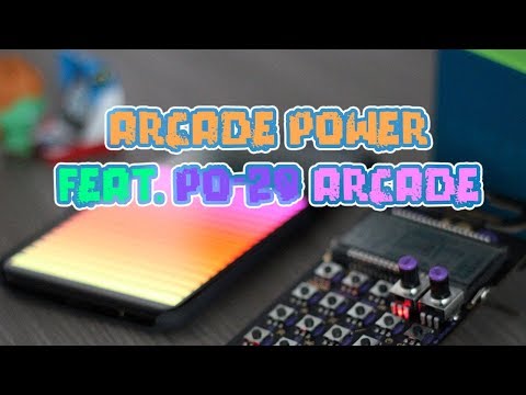 Arcade Power feat. Pocket Operator PO-20 by Teenage Engineering