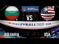 USA W VS BULGARIA W | 2024 VNL WOMENS VOLLEYBALL LIVE SCOREBOARD