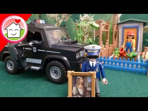 Playmobil Film deutsch Polizei Kommissar Overbeck -  Das Gemälde - Familie Hauser
