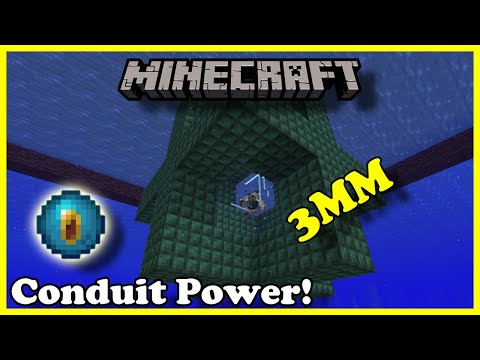 How to Use a Conduit in Minecraft! [3MM]