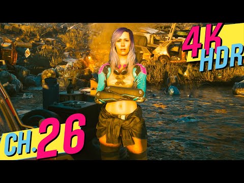 [4K HDR] Cyberpunk 2077 (100%, Very Hard, All Side Quests) Walkthrough 26 - These Boots Are Made...