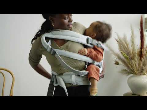 BABYBJORN nešioklė HARMONY 3D Mesh, sidabrinė, 088004 video