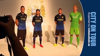 preview picture of video 'NEW AWAY KIT LAUNCH | Hart, Navas, Milner and Jovetic'