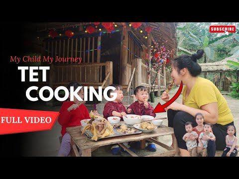 Tet Holiday Cooking with Single Mom and Kids