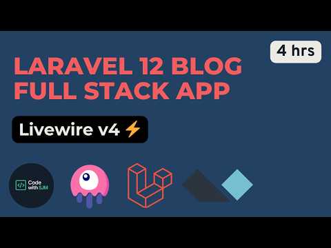 Build a Complete Production-Ready Blog with Laravel 12 & Livewire 4 | Full Project - 2026