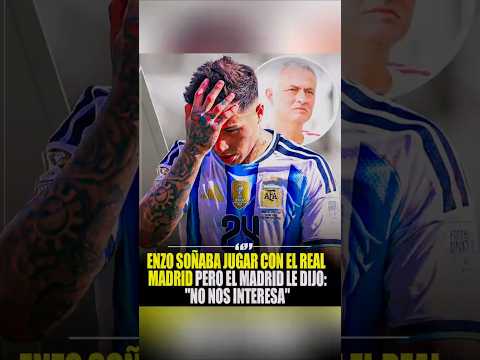 El Real Madrid ya no quiere a Enzo Fernández!😱🤯☠️ Le llegó el karma al Argentino por mal perdedor!