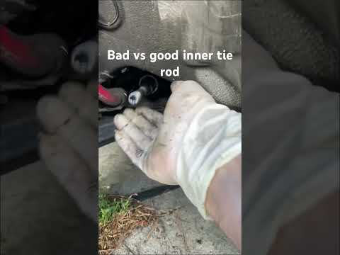 Do you know how a bad inner tie rod looks? #car #mechanic #diy