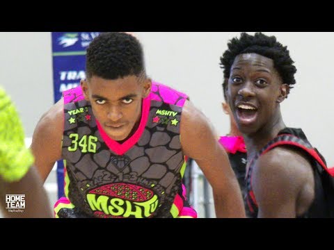 Emoni Bates GOES AT Chris Livingston! 8th Grader's EPIC Battle At MSHTV Camp