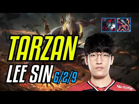 TARZAN - LEE SIN vs NOCTURNE JUNGLE - KR CHALLENGER - PATCH 11.8 QUADRAKILL