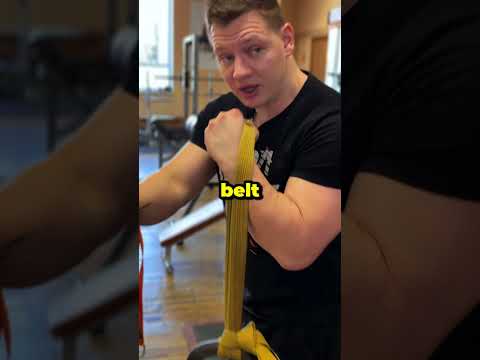 Arm wrestling Back Pressure Training Partial Belt Curls for Elbow Power #armwrestler #armwrestling