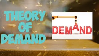 Theory of Demand | icse | class 10| Economics