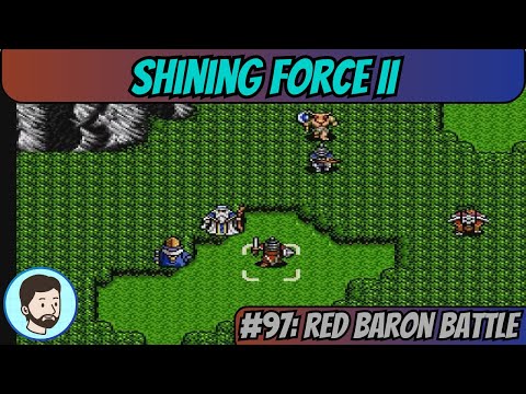Shining Force II (Mega Drive) - Part 97: Red Baron Battle