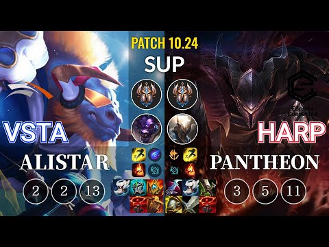 HLE Vsta Alistar vs ESC Harp Pantheon Sup - KR Patch 10.24