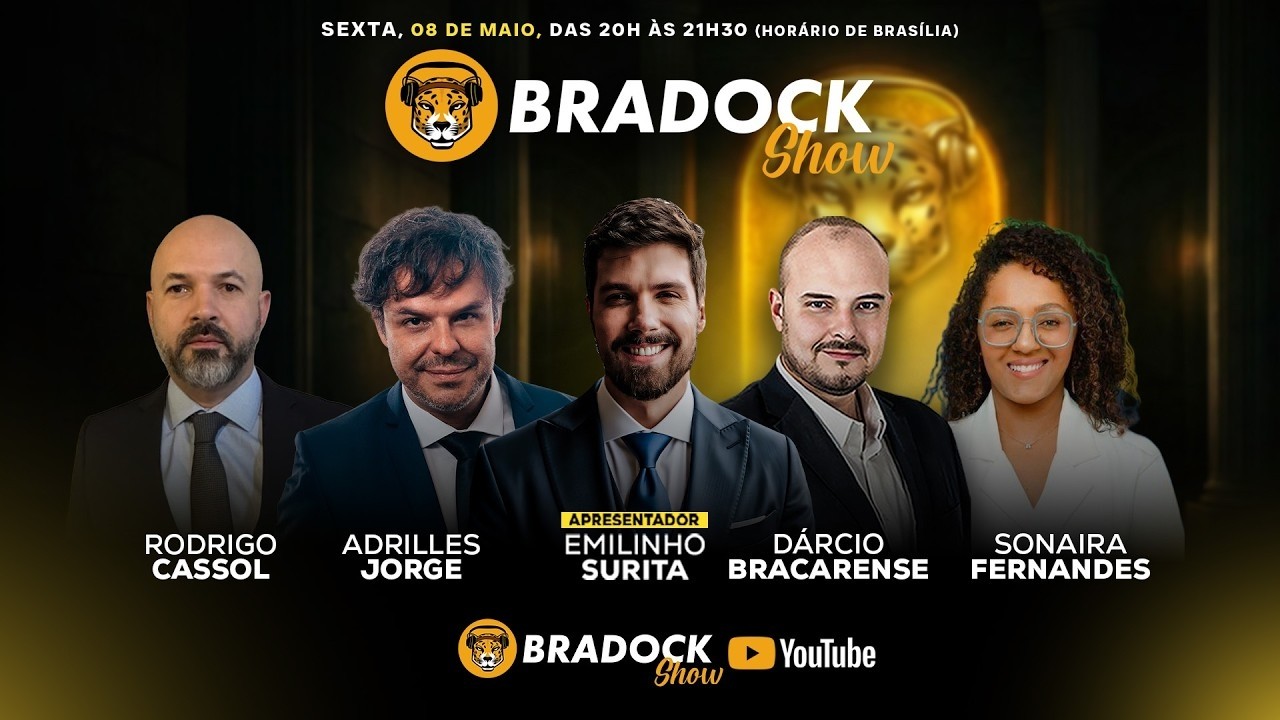 Bradock Show 08/05/26 - EMILINHO, ADRILLES, Dárcio Bracarense, Sonaira Fernandes e Rodrigo Cassol