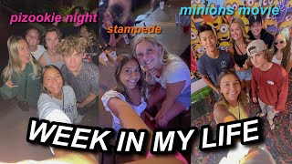 a fun SUMMER week in my life I pizookie night, stampede, minions, beach & more!!