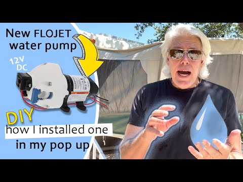 Flojet Water Pump replacement in a pop up