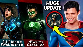Huge Dcu News!! Green Lantern, Hawkgirl & Mr. Terrific Cast + Blue Beetle Final Trailer