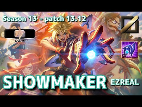 【KRサーバー/C1】DK Showmaker エズリアル(Ezreal) VS ポッピー(Poppy) MID - Patch13.12 KR Ranked【LoL】