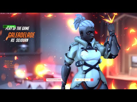 Gale Insane Sojourn Gameplay - POTG! [ Overwatch 2 Beta ]