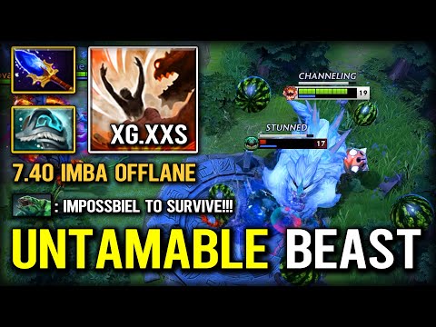 BEYOND GODLIKE & ZERO MERCY Offlane Guide Primal Beast | Aghs Scepter Item 100% Untamable Predator