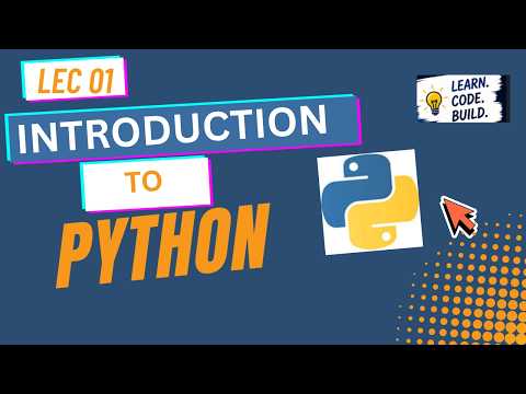 1 Introduction To Python Python Tutorial For Beginners Lecture 1