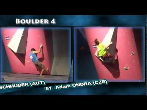 IFSC Climbing World Cup Eindhoven 2010 - Boulder - Highlights Men's finals