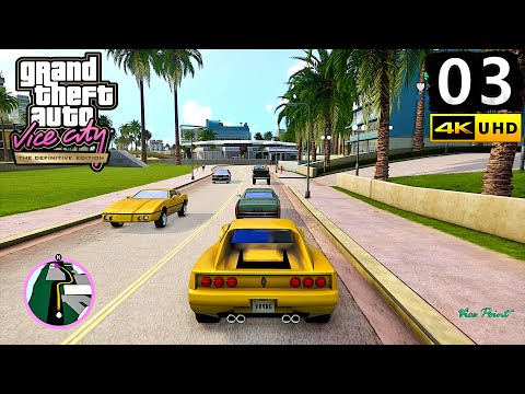 GTA Vice City Definitive Edition Gameplay Walkthrough Part 3 - PC 4K 60FPS No Commentary