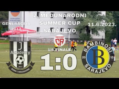 J Academy 1:0 ŠF Bambinosi (1/4 finale) - 2. Međunarodni Summer Cup Sarajevo - generacija 2012