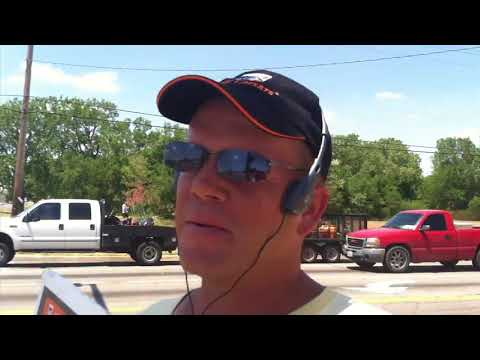 Outside workers coping with Oklahoma heat wave (2011-07-28)