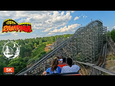 Back row point of view footage of Rampage