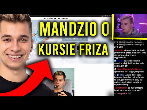 MANDZIO O KURSIE FRIZA  JAK ZOSTAĆ NR 1 NA YT
