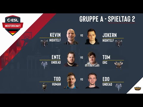 WC3 - Kevin vs. JokeRn / EnTe vs. ToM / ToD vs. Edo | ESL  Frühlingsmeisterschaft 2021