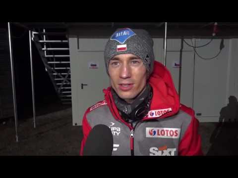 Kamil Stoch po kwalifikacjach w Oberstdorfie [29.12.2016]