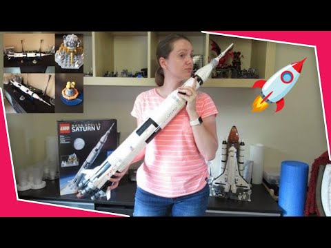 LEGO NASA Apollo Saturn V Ideas 21309: Epic Time-lapse Build