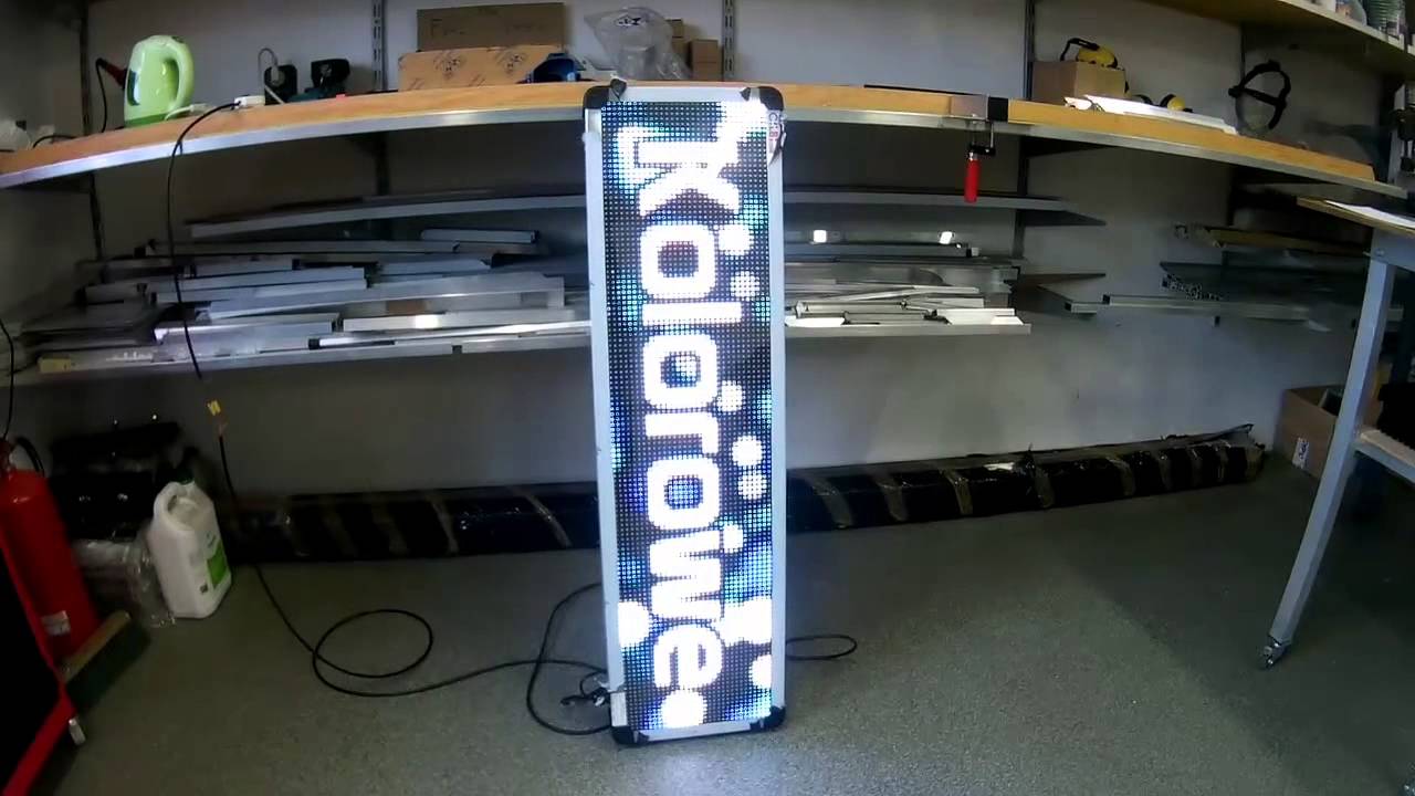 Seria RGB elite 103x30cm- Kolorowe Tablice LED GilBT.com