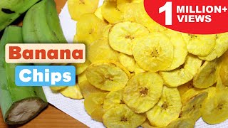 How to Make Banana Chips | Homemade Banana Chips Recipe | Kanak's Kitchen