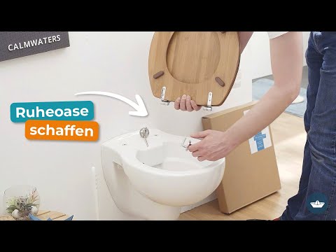 Einfache Fast-Fix Montage Bambus WC-Sitz - Calmwaters Montageanleitung