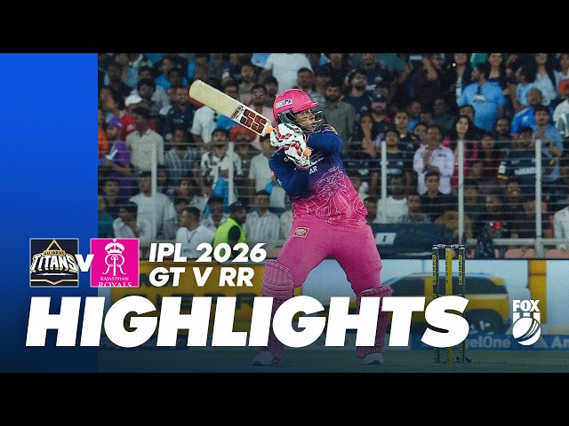 Gujarat Titans v Rajasthan Royals I Full Match Highlights I IPL 2026 – Game 9 I Fox Cricket