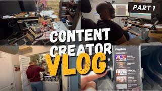 Content Creator Vlog: PART 1- Juggling Chores, Cats, and Content Creation!