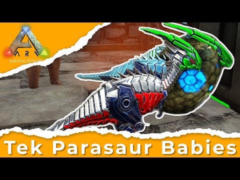 ARK Shorts: Tek Parasaur Babies | ARK Survival Evolved (just sound, no commentary)