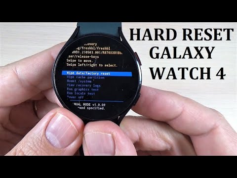How to HARD RESET Samsung Galaxy Watch 4 - If you can't access your watch