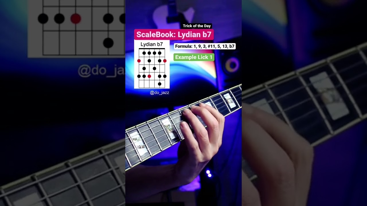 Scale Book: Lydian b7 #shorts