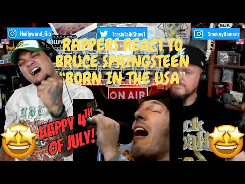 Rappers React To Bruce Springsteen "Born In The USA"!!!