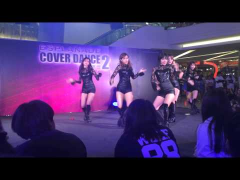 Azura cover aoa - miniskirt , like a cat  @ Esplanade cover danceseason2