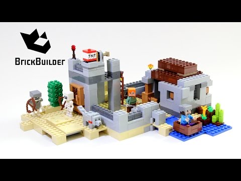 Vidéo LEGO Minecraft 21121 : L'avant-poste dans le désert