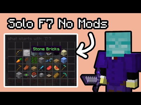 Solo F7 No Mods | Hypixel Skyblock