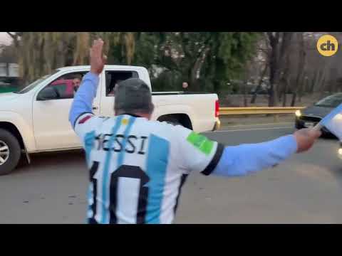 Pasión albiceleste y una fiesta que copó Juana Koslay