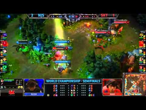 [EsEx] World Championship Semifinal: Extreme close First Blood from NaJin Sword against SK Telecom